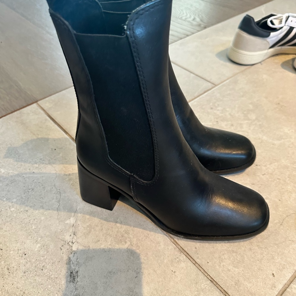 Steve Madden Black Ankle Boots